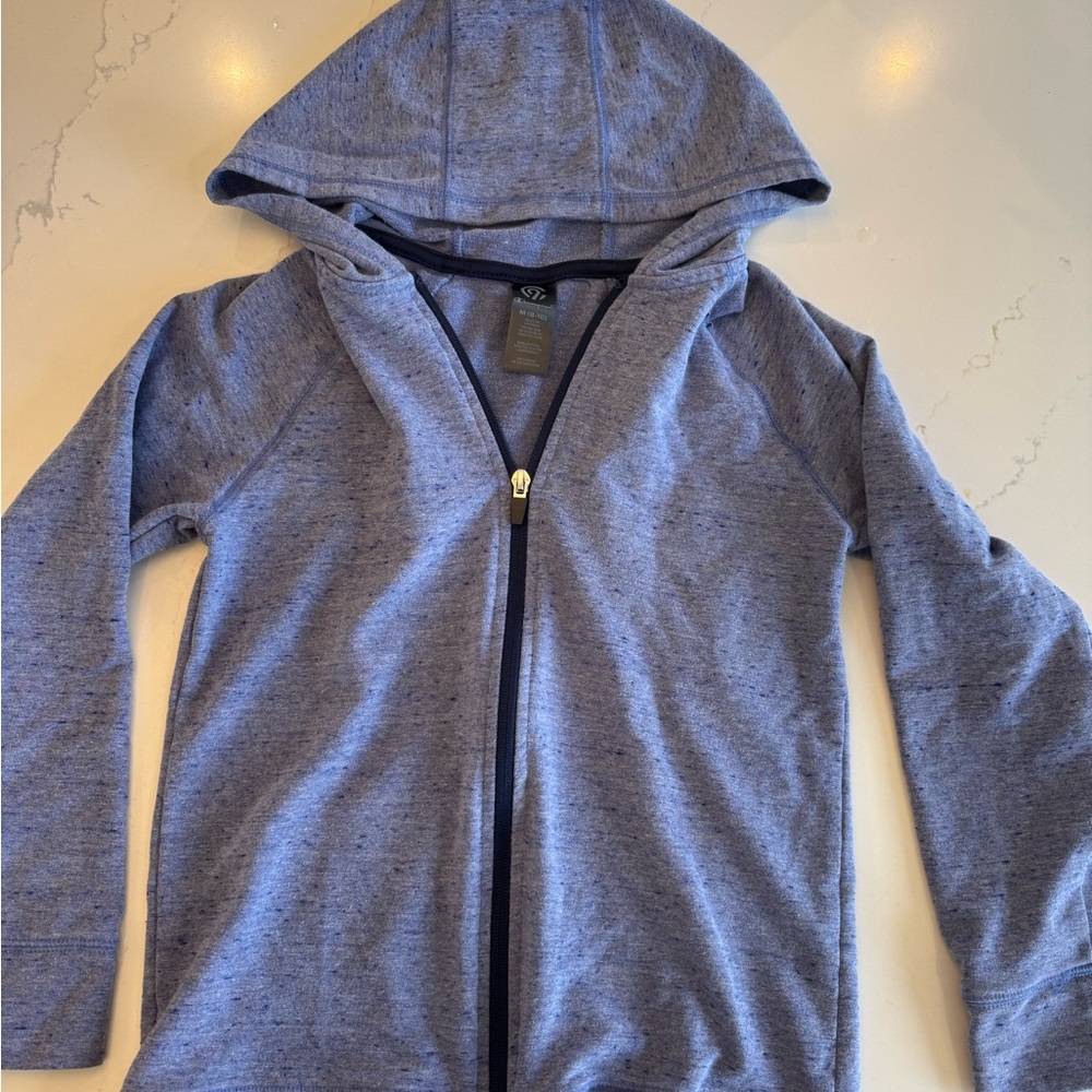 Champion Heather Blue Kids Hoodie